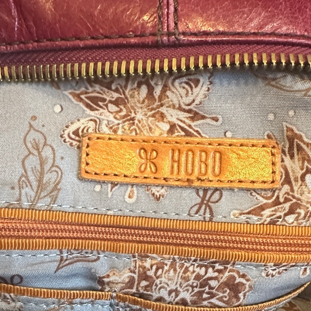 HOBO Sheila Large Genuine Leather Crossbody Tote Bag GUC - Picture 3 of 14